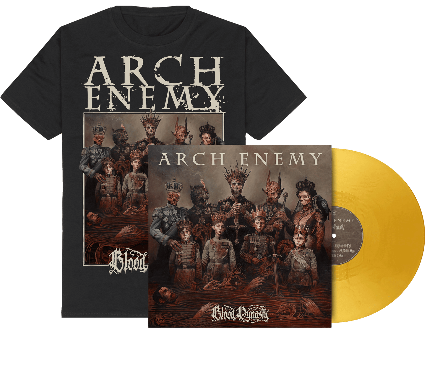 Blood Dynasty - Ltd. BRIGHT GOLD Vinyl Bundle
