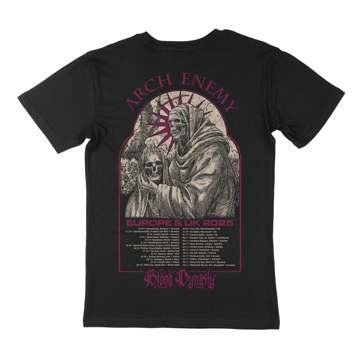 Blood Dynasty EU 2025 Tour - T-Shirt Arch Enemy