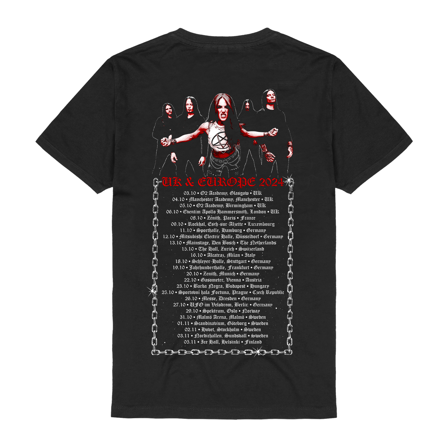 UK & Europe Tour 2024 - T-Shirt