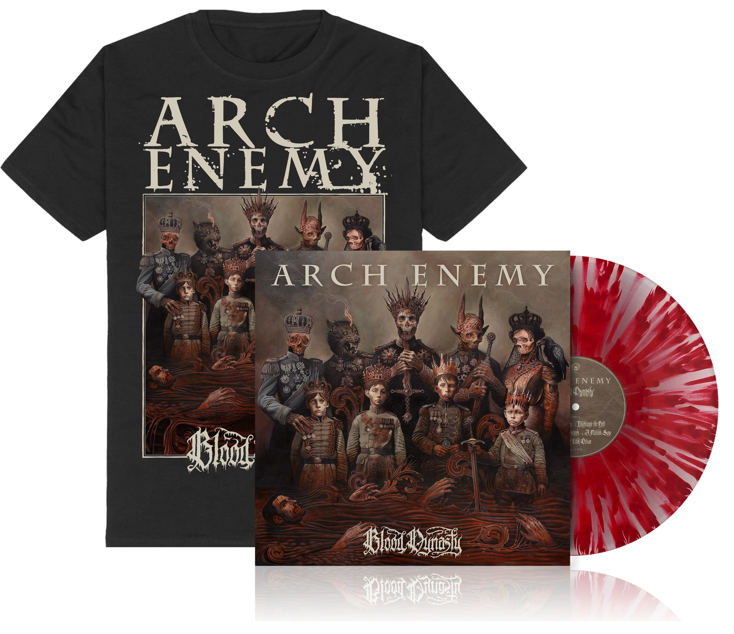 Blood Dynasty - Ltd. RED BLOOD SPLATTER Vinyl Bundle