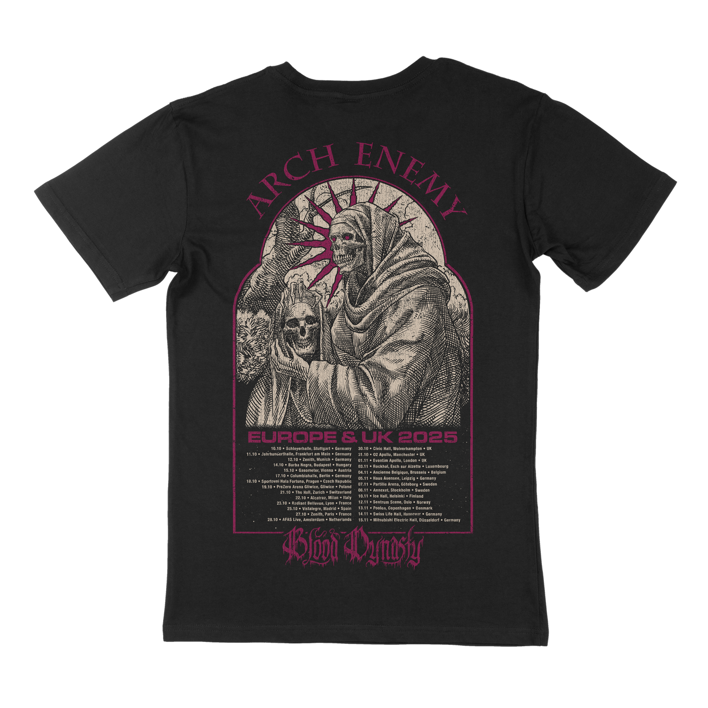 Blood Dynasty EU 2025 Tour - T-Shirt