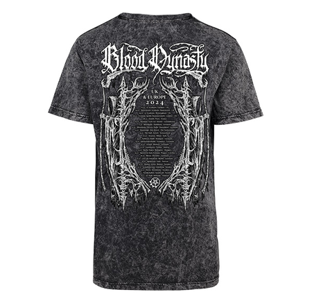 Blood Dynasty Tour 2024 Acid Washed - T-Shirt