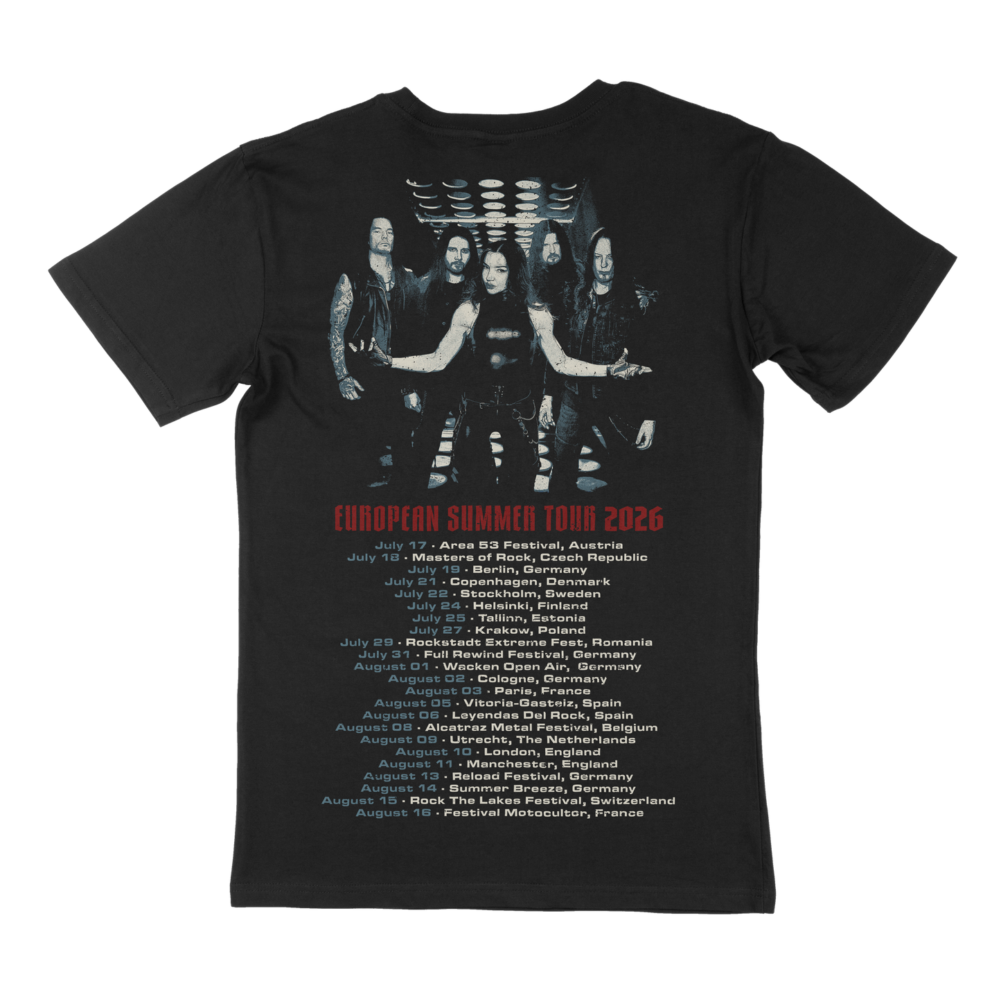 European Summer Tour 2026 - T-Shirt
